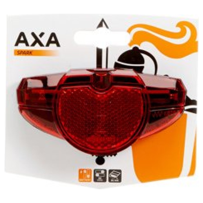 Axa led achterlamp spark on/off batterij 50-8 Rood