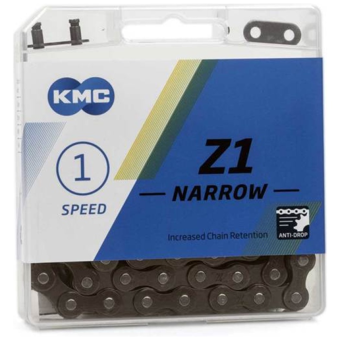 Kmc ketting singlespeed z1 112l 1/2x3/32 narrow br Bruin