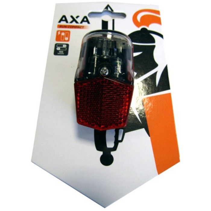 Axa led achterlamp batterij run compact spatbordmo Rood - Afbeelding 4