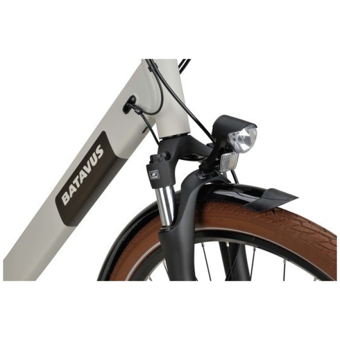 Batavus Altura E-Go N7 Lichtgrijs Mat LAGEINSTAP 2024