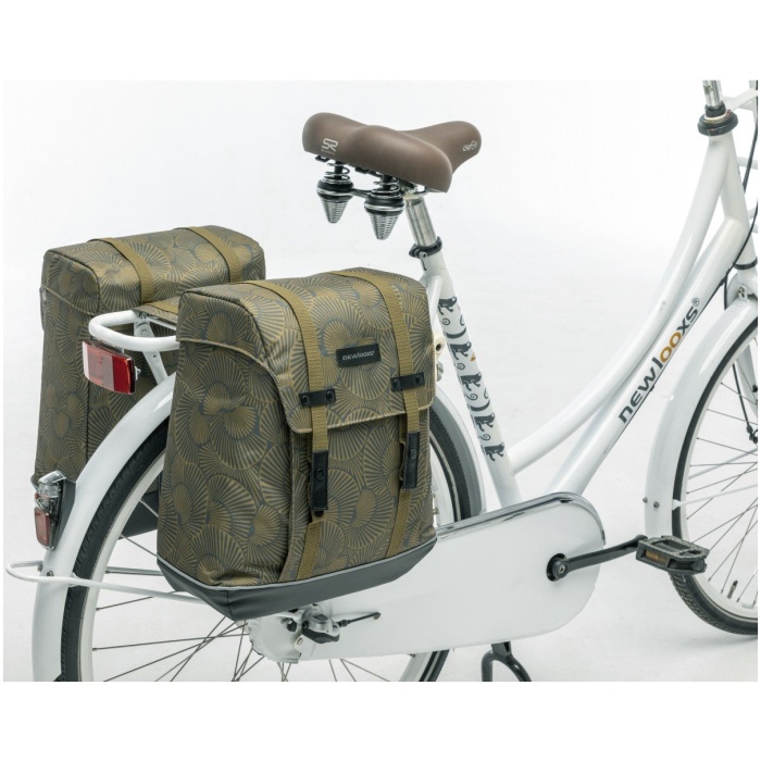 New Looxs fietstas dubbel Alba Selo Bronze - Afbeelding 3