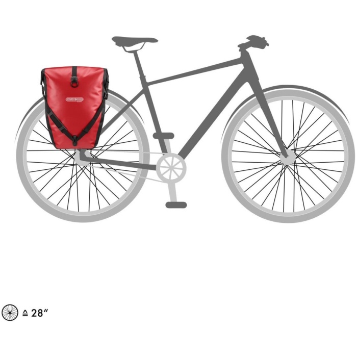 Ortlieb Back-Roller Classic QL2.1 40 L red/black Zwart - Afbeelding 2