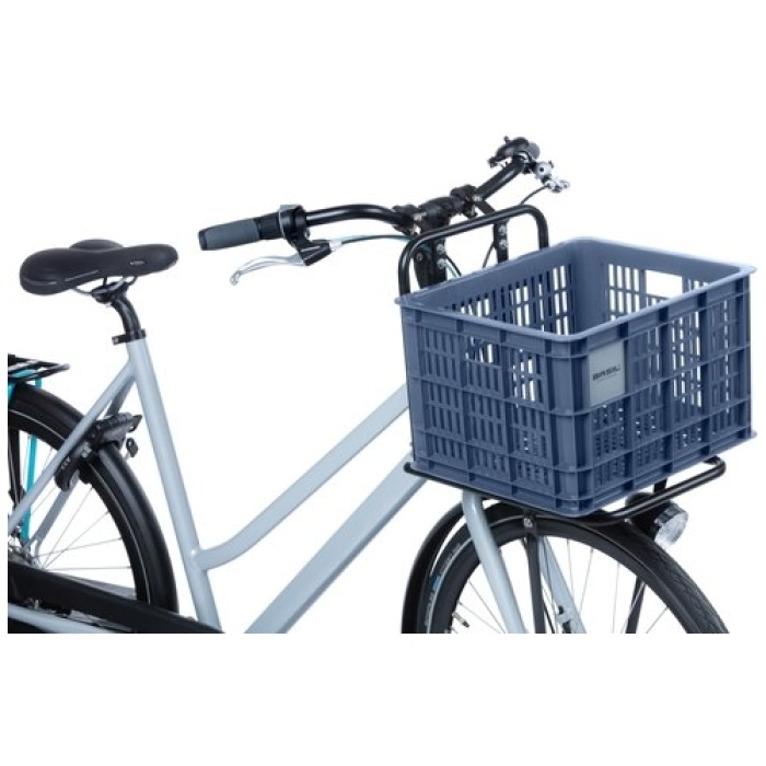 Basil fietskrat M 29.5L recycled Bluestone - Afbeelding 3