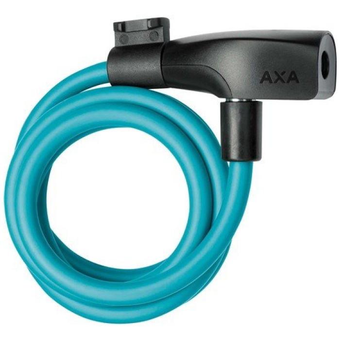 Axa resolute kabelslot 120/8 ice blue Blauw