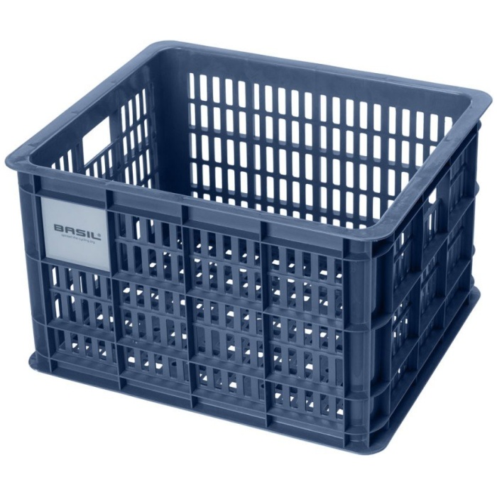 Basil fietskrat M 29.5L recycled Bluestone