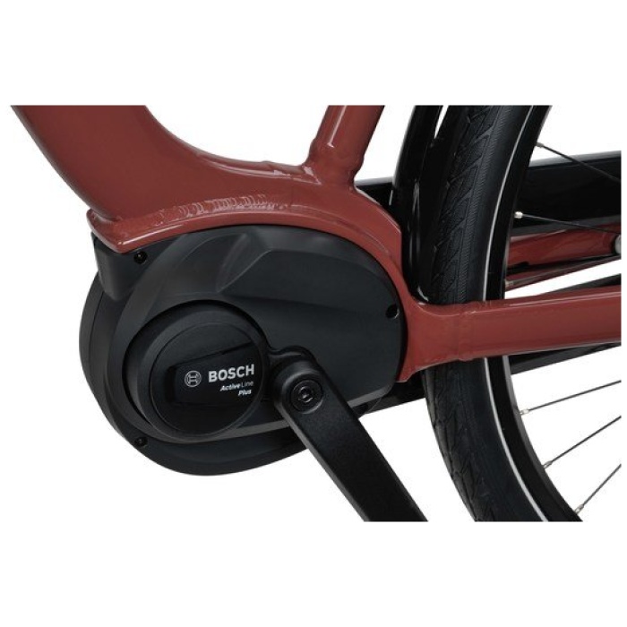 Batavus Altura E-Go Plus N7 Rood Bruin Glans LAGEINSTAP 2024