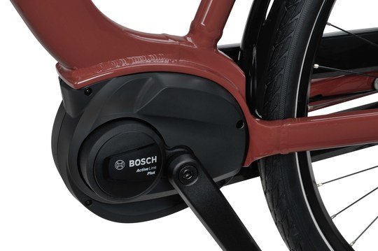 Batavus Altura E-Go Plus N7 Rood Bruin Glans LAGEINSTAP 2024