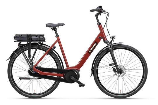 Batavus Altura E-Go Plus N7 Rood Bruin Glans LAGEINSTAP 2024 - Afbeelding 4