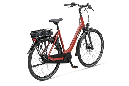 Batavus Altura E-Go Plus N7 Rood Bruin Glans LAGEINSTAP 2024 - Afbeelding 3