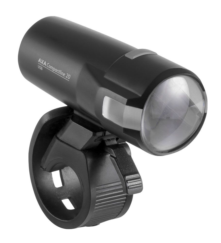 Axa led koplamp compactine 20 batterij Zwart