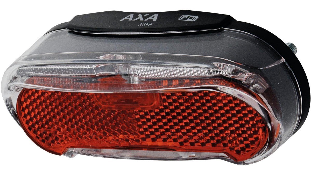 Axa led achterlamp riff on/off batterij Rood - Afbeelding 3