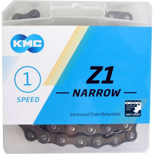 Kmc ketting singlespeed z1 112l 1/2x3/32 narrow br Bruin