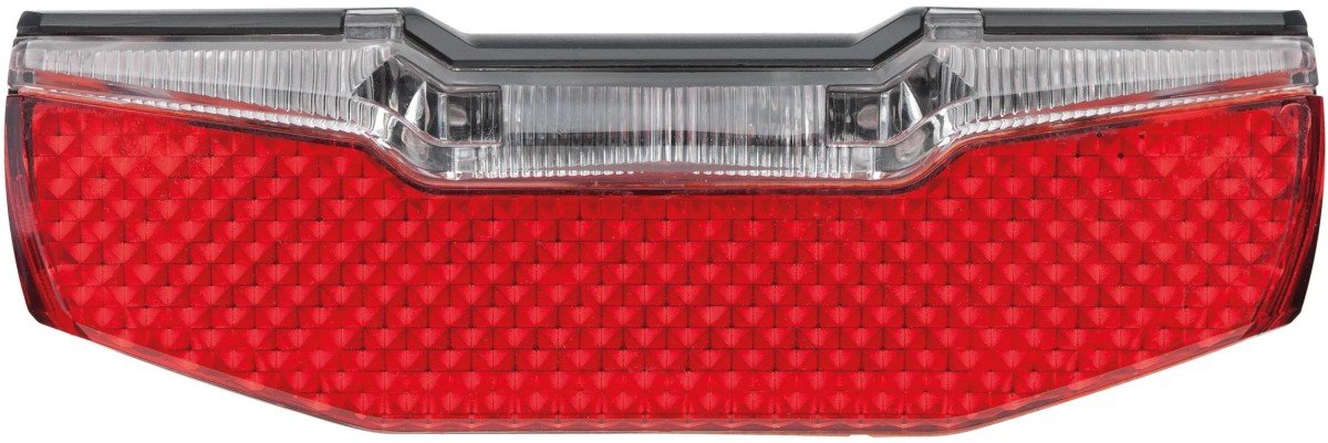 Axa led achterlamp blueline 30 steady 50mm werkpla Zwart