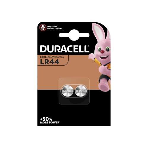 Duracell batt LR44 1.5V krt (2) - Afbeelding 2
