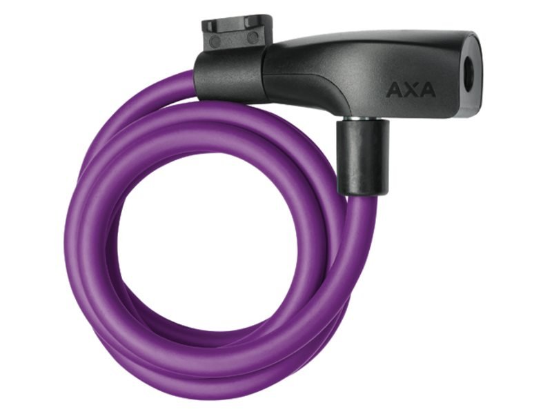 Axa resolute kabelslot 120/8 royal purple Paars - Afbeelding 2