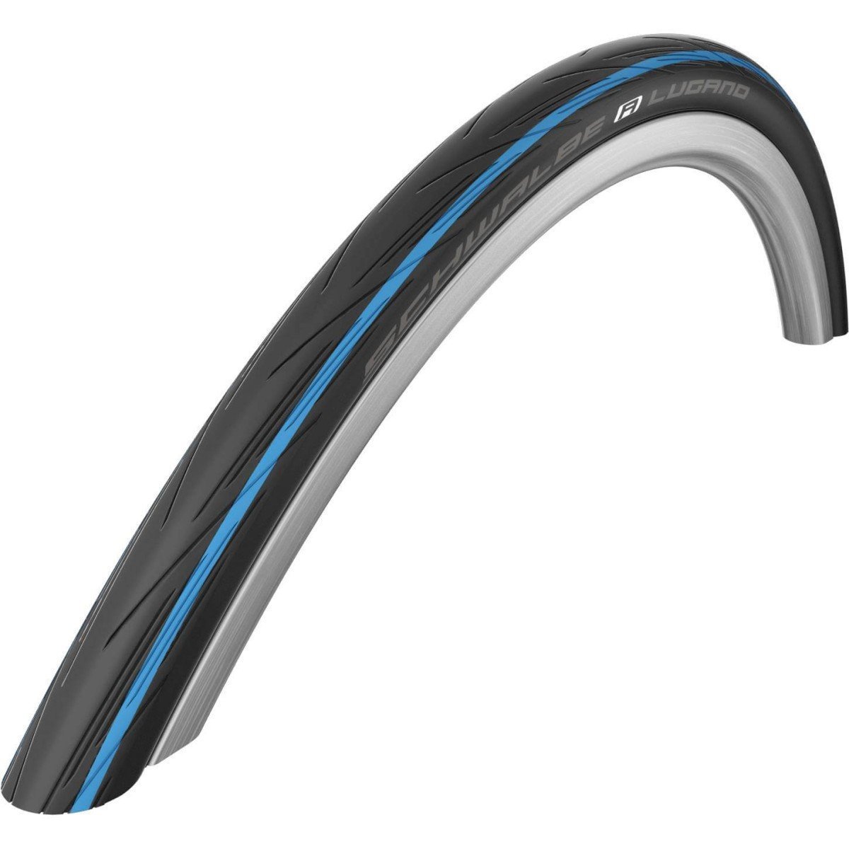 Schwalbe Bub 28 700x25c lugano kg zwart/blauw Blauw - Afbeelding 2