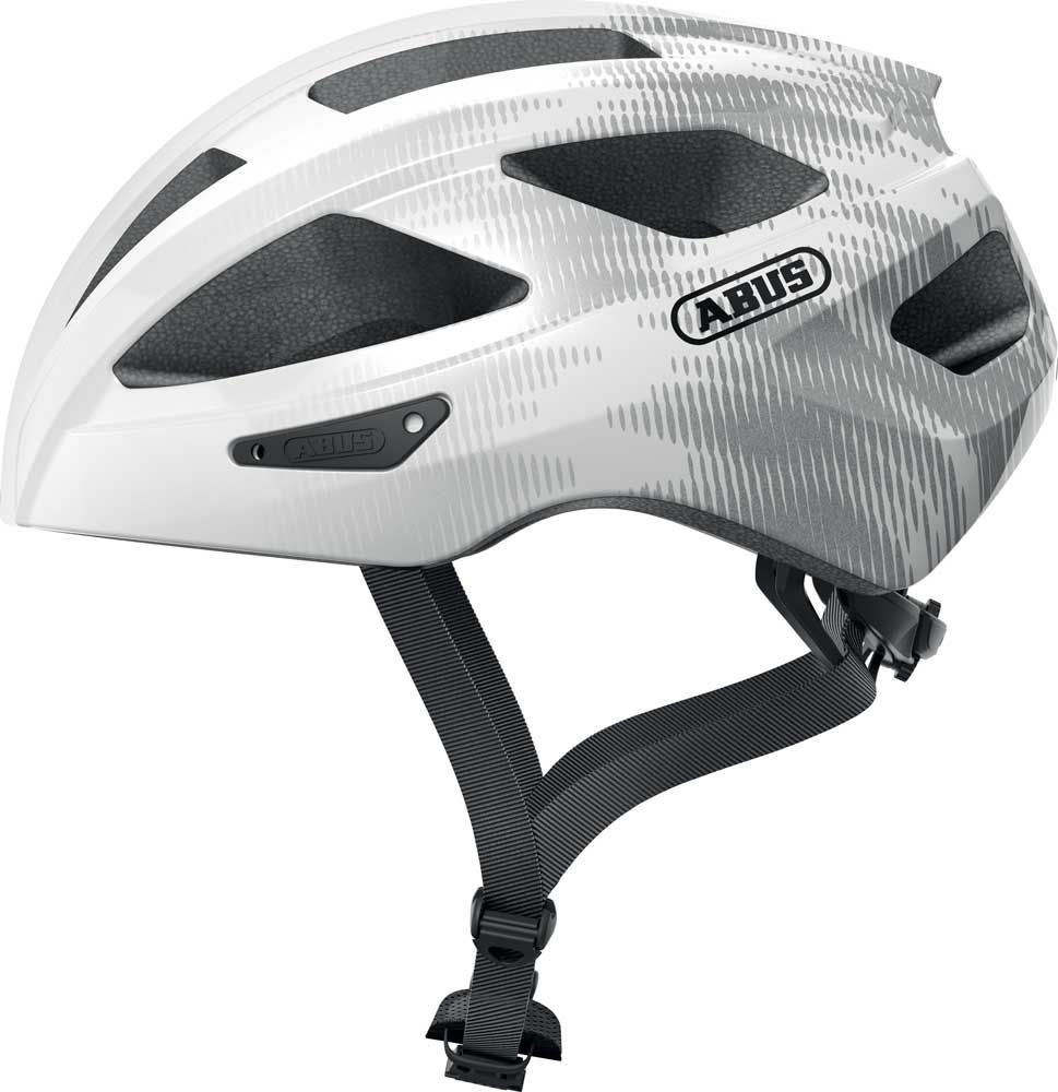 Abus helm Macator white silver Zilver - Afbeelding 2