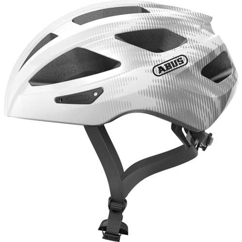 Abus helm Macator white silver Zilver