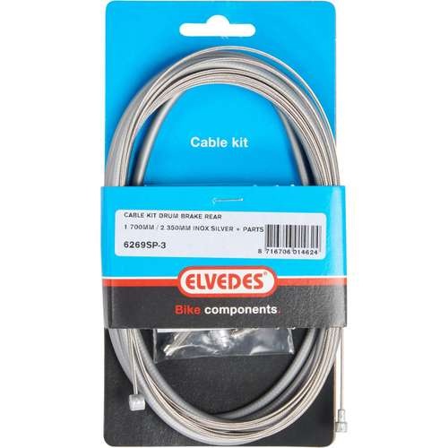 Elvedes remkabel a + inb rvs zi Zilver - Afbeelding 2